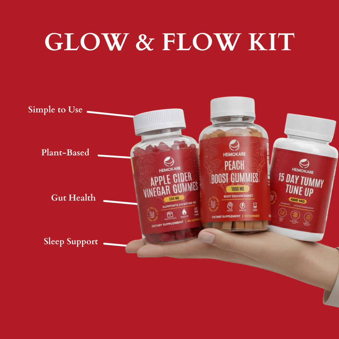 Glow & Flow Kit – 3-Step Self-Care Trio