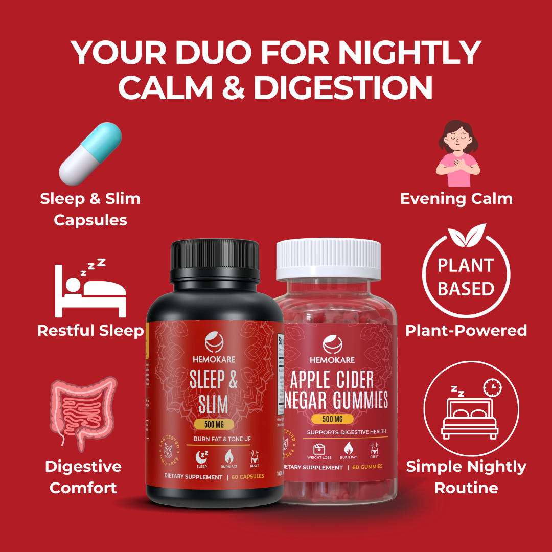 Slim + Calm Combo – Nighttime Wellness & Digestion Duo