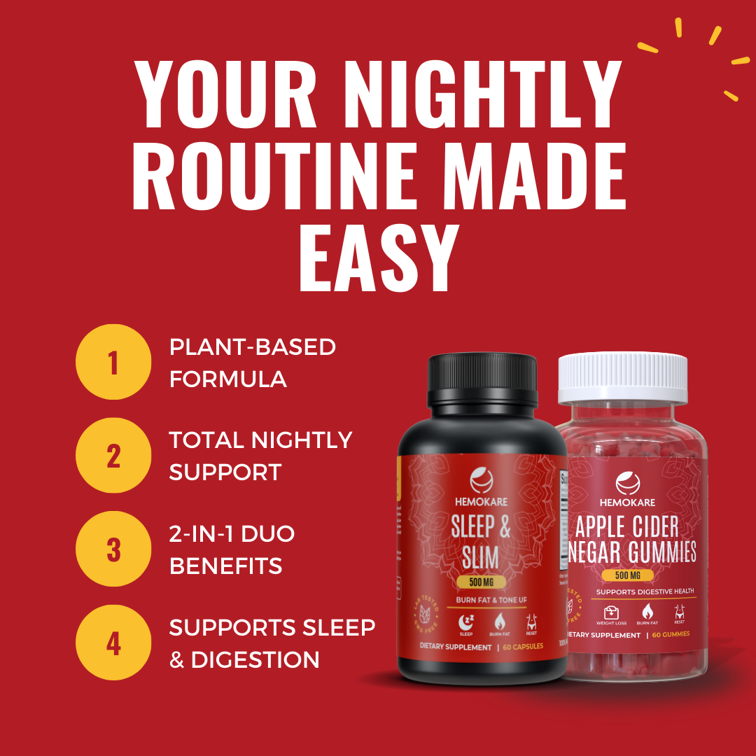 Slim + Calm Combo – Nighttime Wellness & Digestion Duo