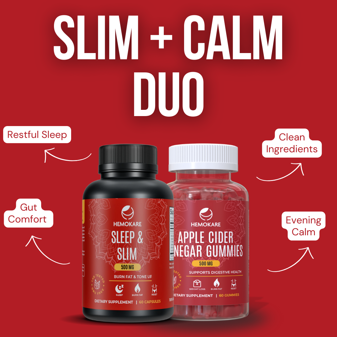 Slim + Calm Combo – Nighttime Wellness & Digestion Duo