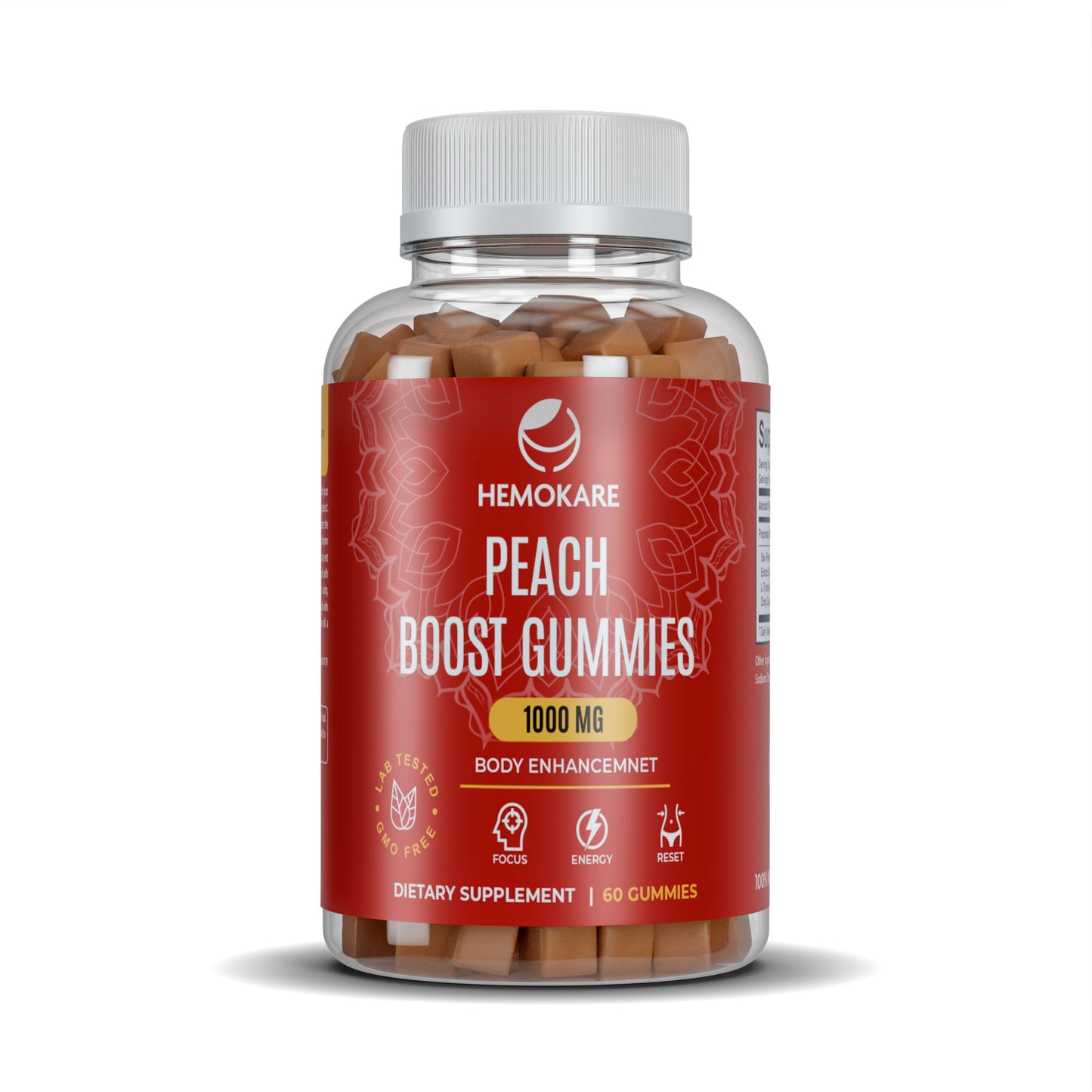 Peach Boost Gummies – Body Confidence Support