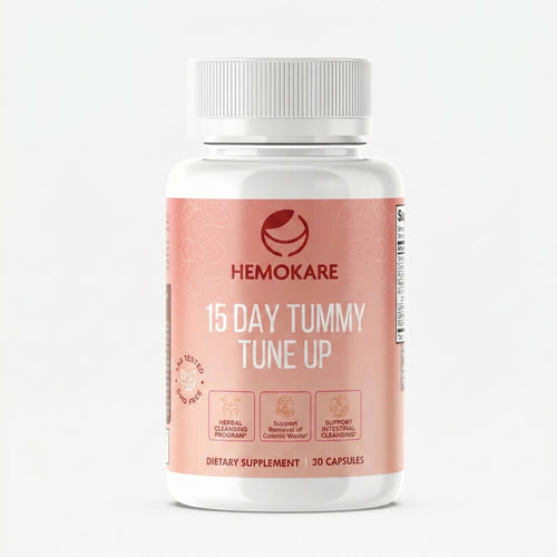 15-Day Tummy Tune-Up – 400mg Herbal Cleanse Capsules