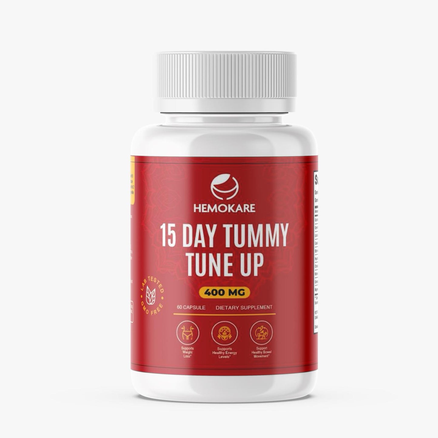 15-Day Tummy Tune-Up – 400mg Capsules