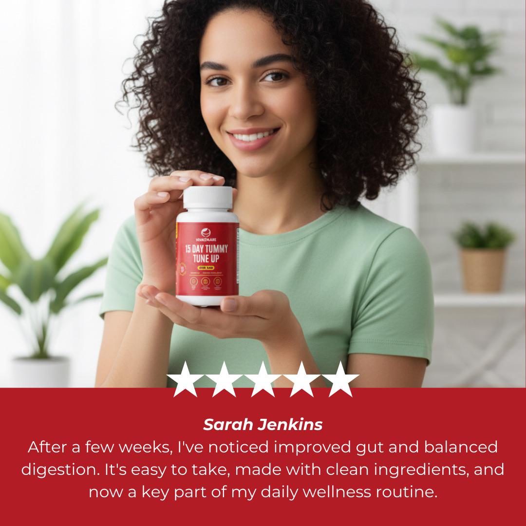 15-Day Tummy Tune-Up – 400mg Capsules