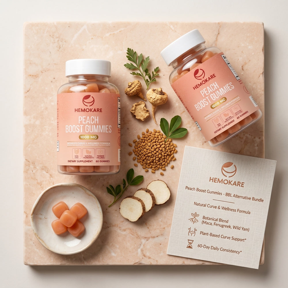 The Snatched Bundle — Peach Boost Gummies (2 Bottles)