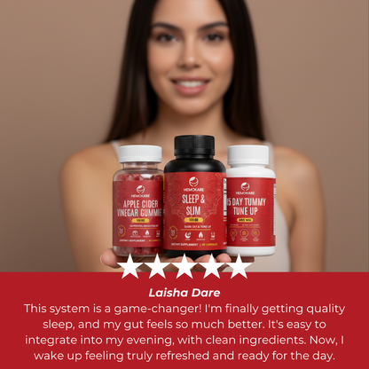 Clean Sleep System – Evening Detox & Gut Support Trio