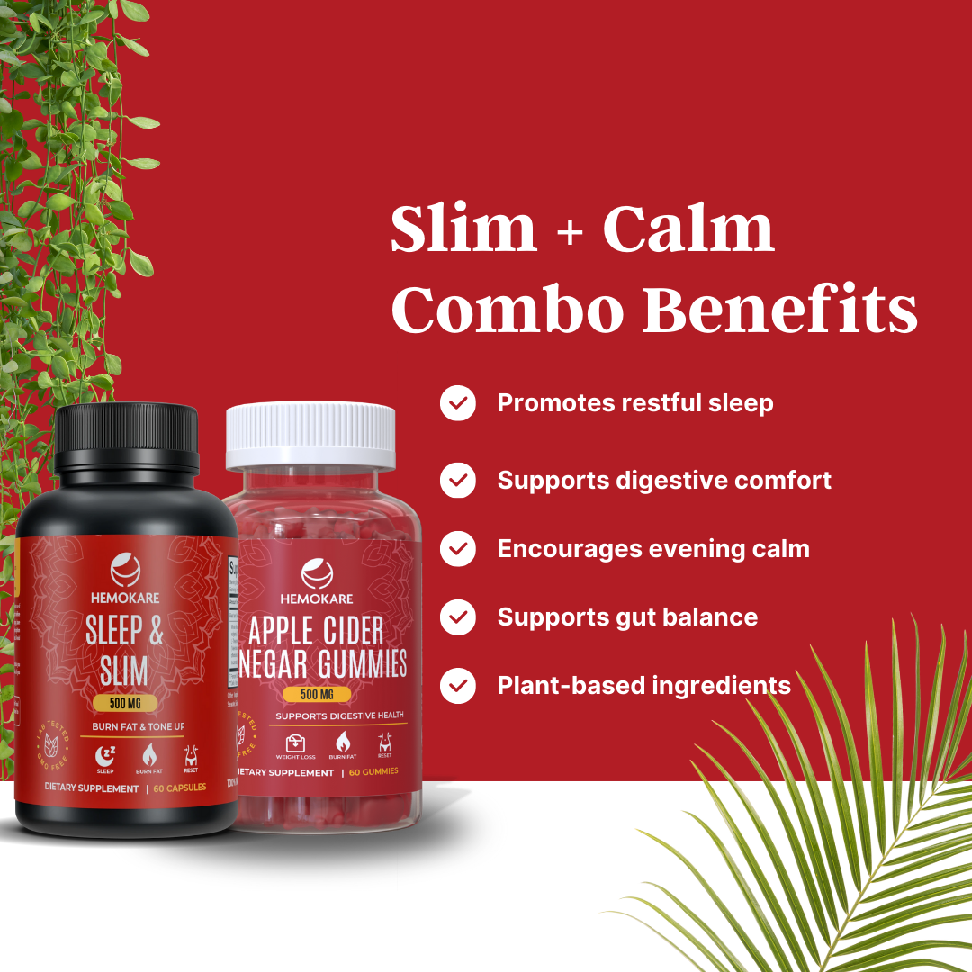 Slim + Calm Combo – Nighttime Wellness & Digestion Duo