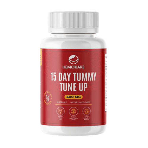 15-Day Tummy Tune-Up – 400mg Herbal Cleanse Capsules