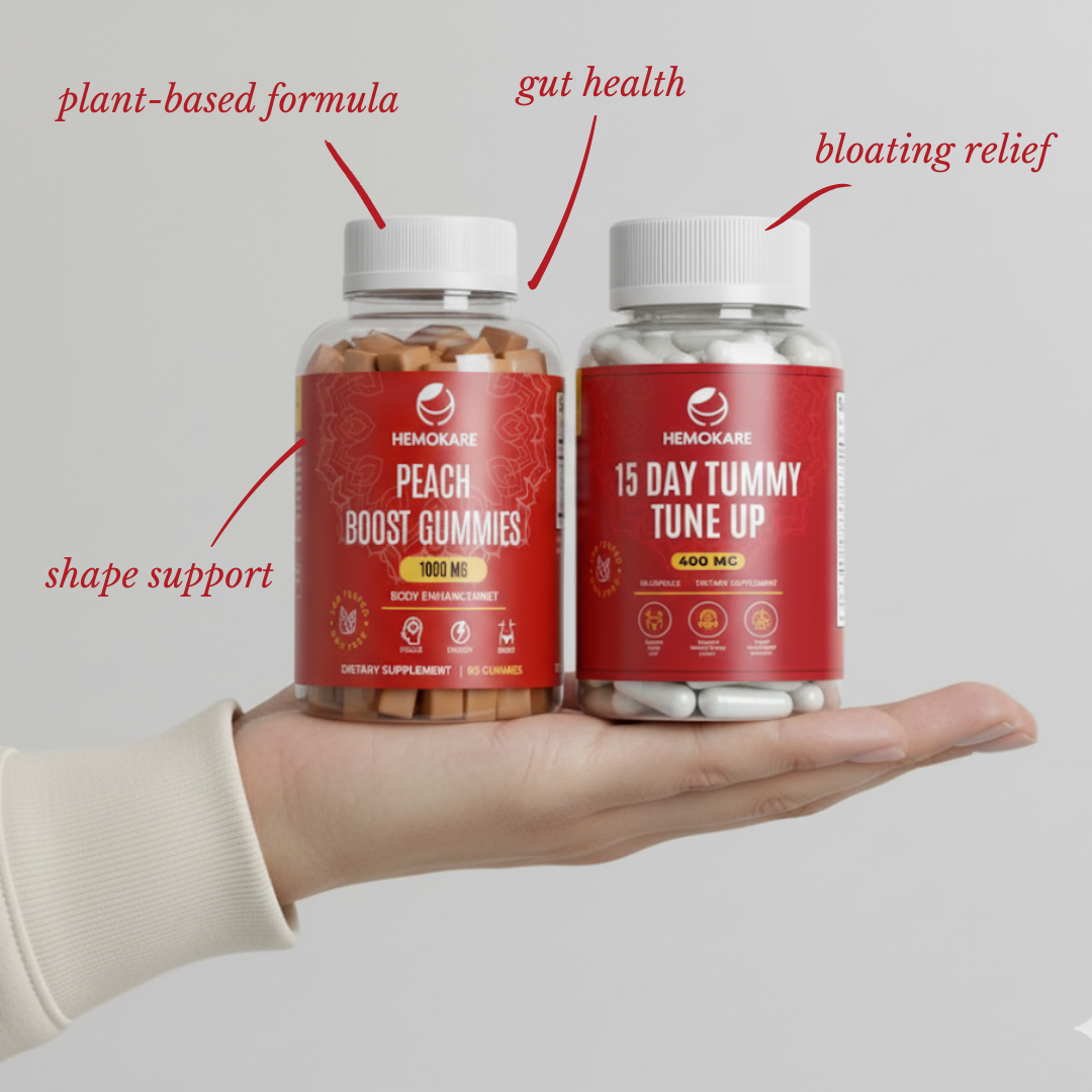 Peach + Clean Duo – 2-Step System for Curves & Gut Balance
