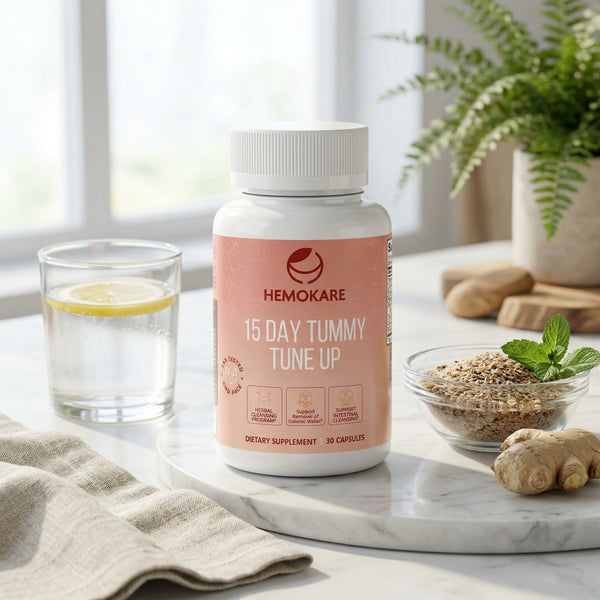 15-Day Tummy Tune-Up – 400mg Herbal Cleanse Capsules
