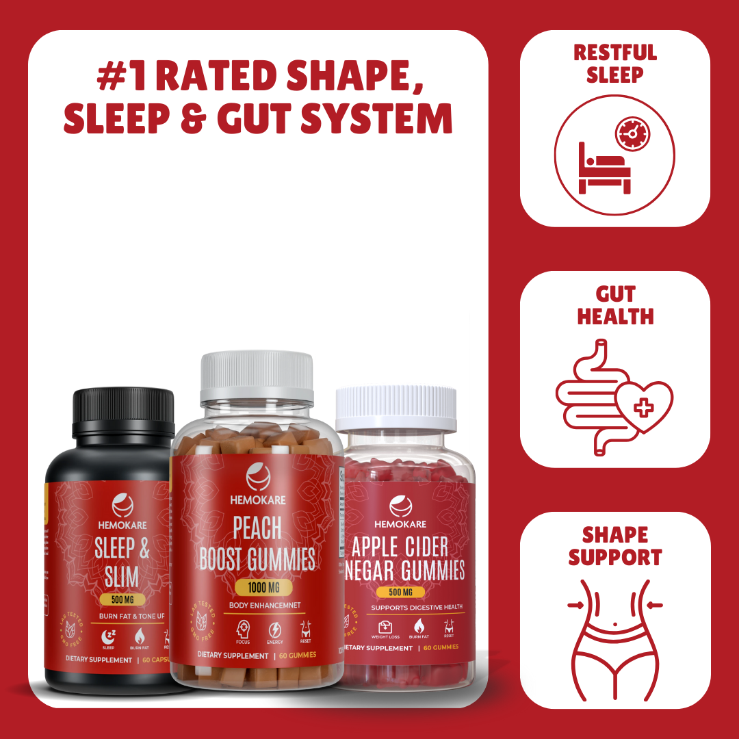 Confidence Core Trio – Shape, Sleep & Gut Support