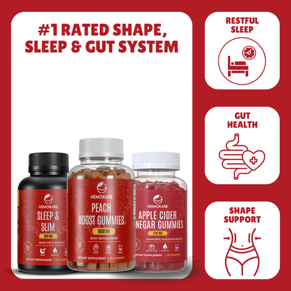 Confidence Core Trio – Shape, Sleep & Gut Support