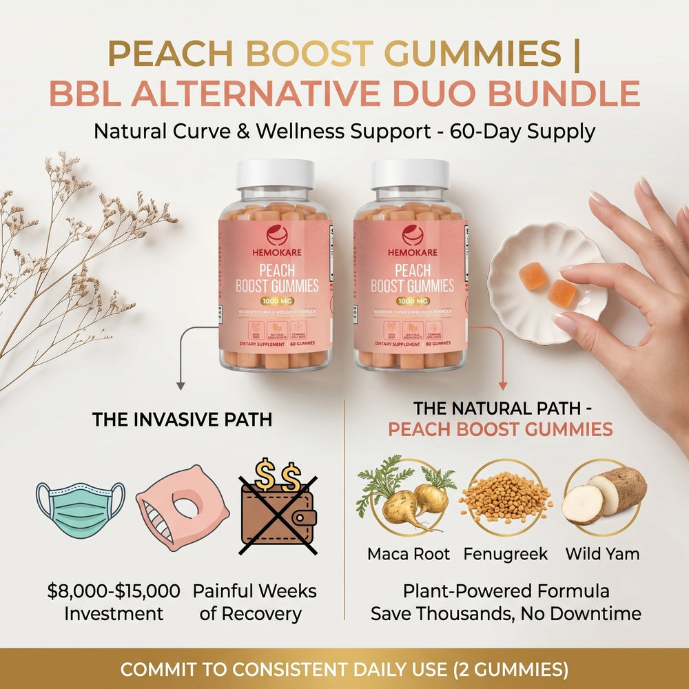 The Snatched Bundle — Peach Boost Gummies (2 Bottles)