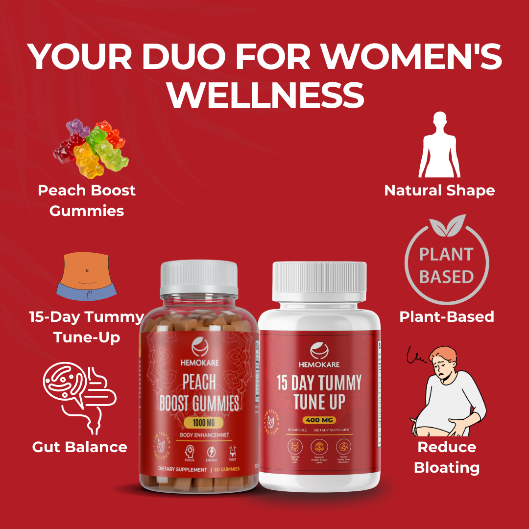 Peach + Clean Duo – 2-Step System for Curves & Gut Balance