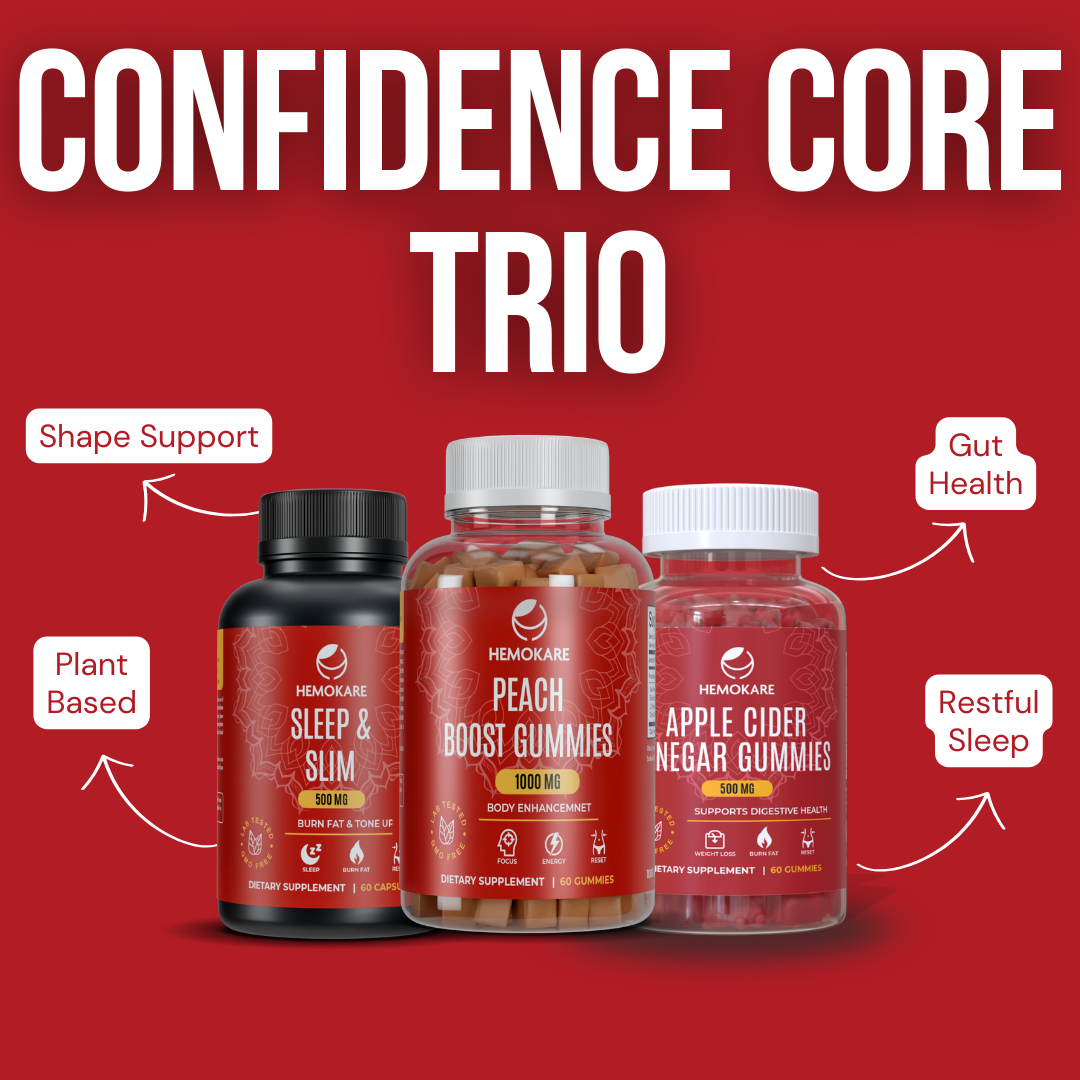 Confidence Core Trio – Shape, Sleep & Gut Support