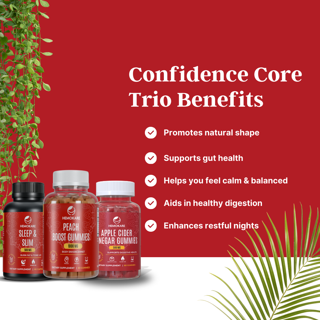 Confidence Core Trio – Shape, Sleep & Gut Support