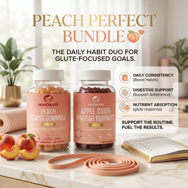 Peach Perfect Bundle | Apple Cider Vinegar & Peach Boost Gummies