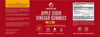Apple Cider Vinegar Gummies-Hemokare LLC