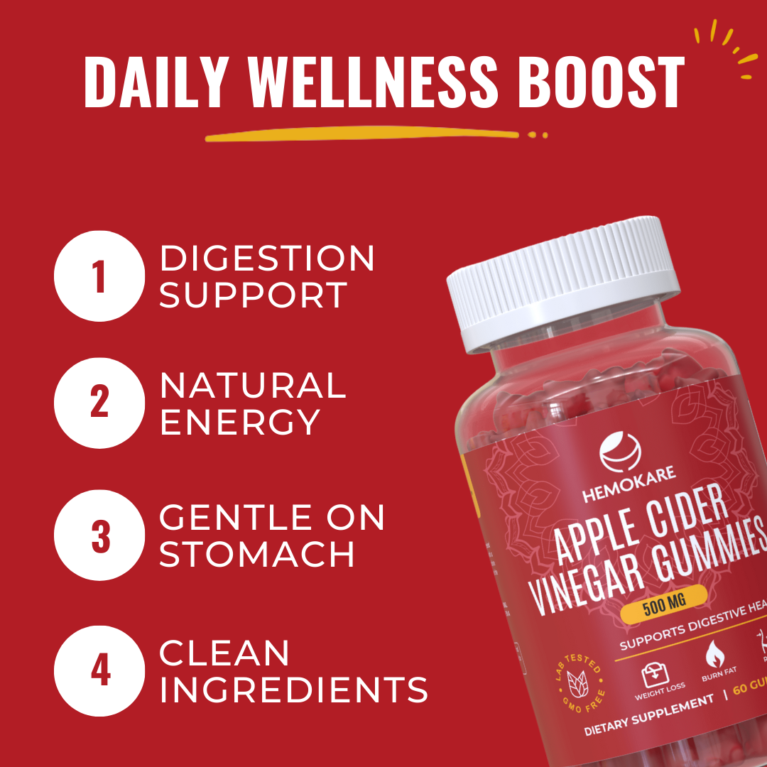 Apple Cider Vinegar Gummies – Daily Detox &amp; Balance Support
