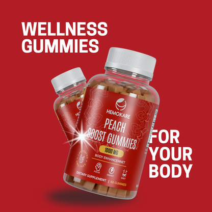Peach Boost Gummies – Body Confidence Support