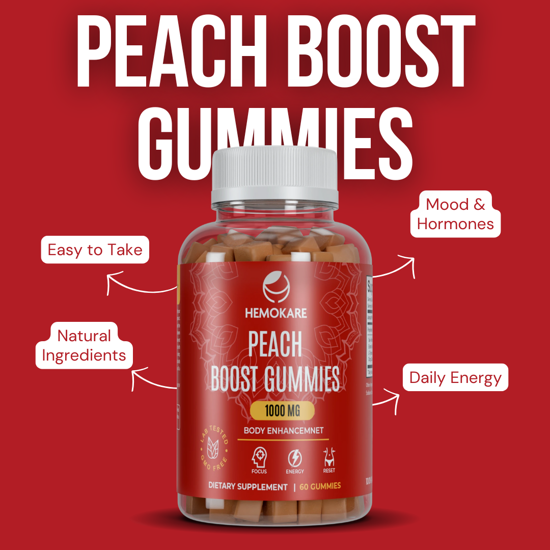 Peach Boost Gummies – Body Confidence Support