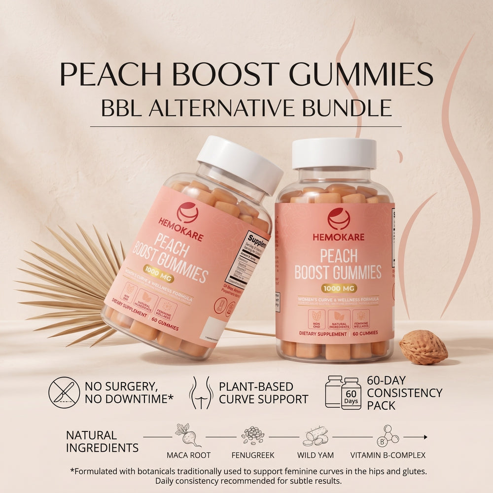 The Snatched Bundle — Peach Boost Gummies (2 Bottles)