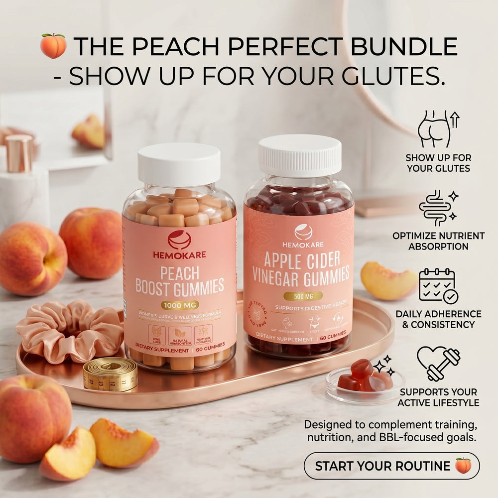 Peach Perfect Bundle | Apple Cider Vinegar & Peach Boost Gummies