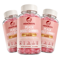 Hemokare Peach Boost Gummies – Creatine + Glute Support