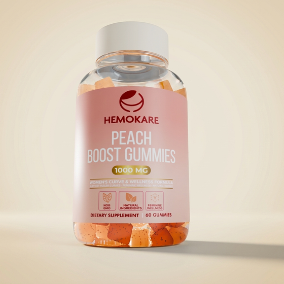 Hemokare Peach Boost Gummies