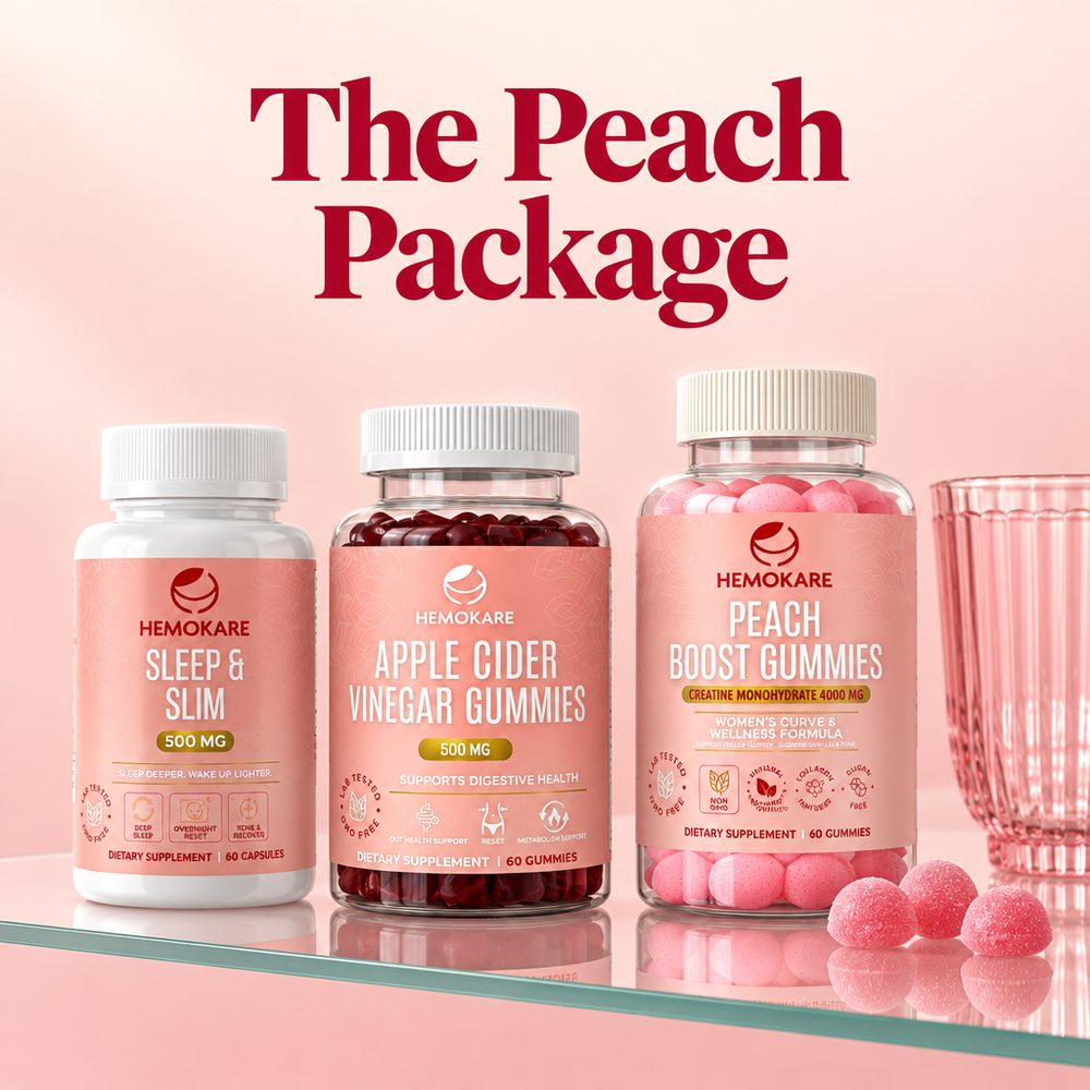 The Peach Package — 3-Product Daily Routine