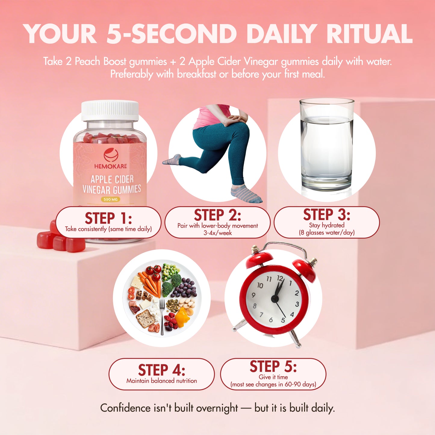 Peach Perfect Bundle | Apple Cider Vinegar & BBL Gummies