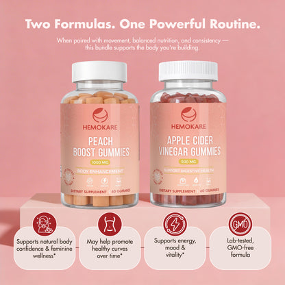 Peach Perfect Bundle | Apple Cider Vinegar & BBL Gummies