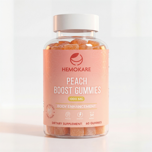 Peach Boost Gummies – Body Confidence Support