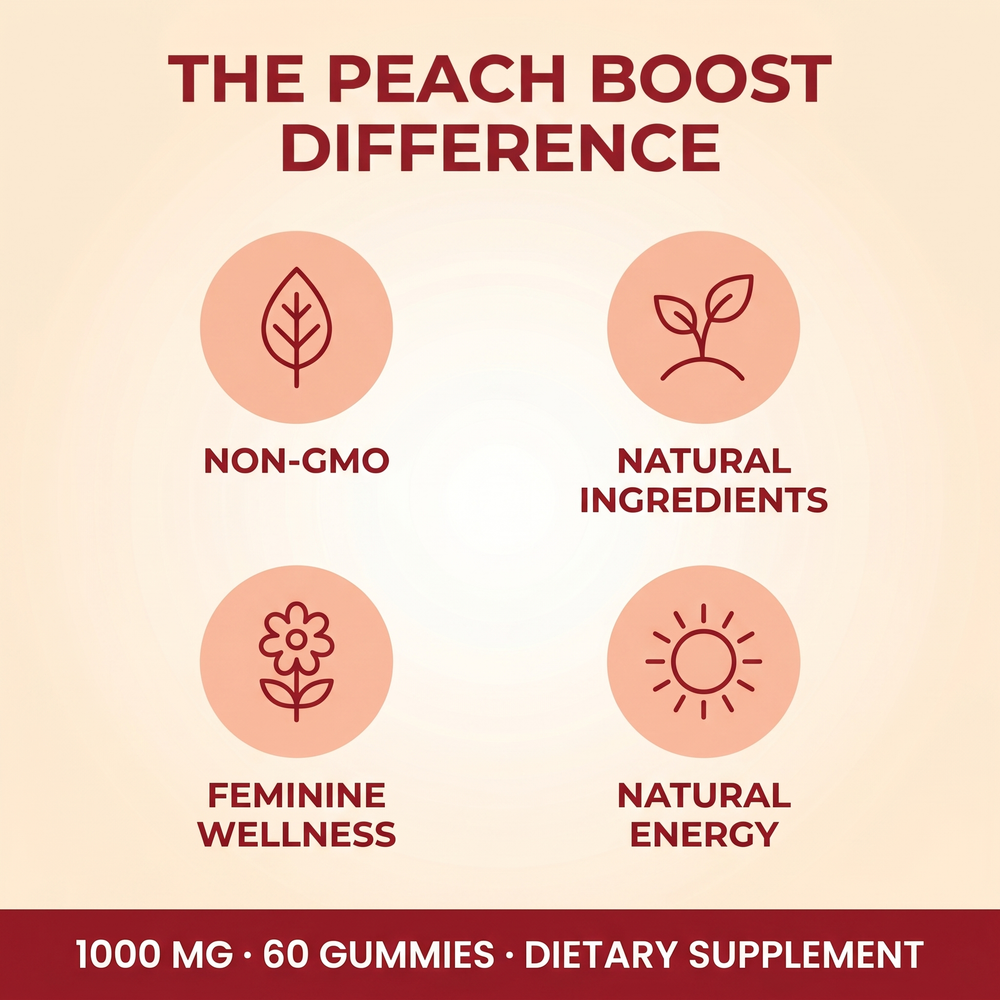 Peach Boost Gummies — 90-Day Trio (The Peach Cycle™)