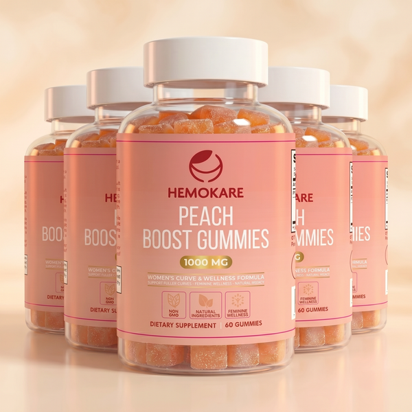 The Full Transformation — Peach Boost Gummies (6 Bottles)