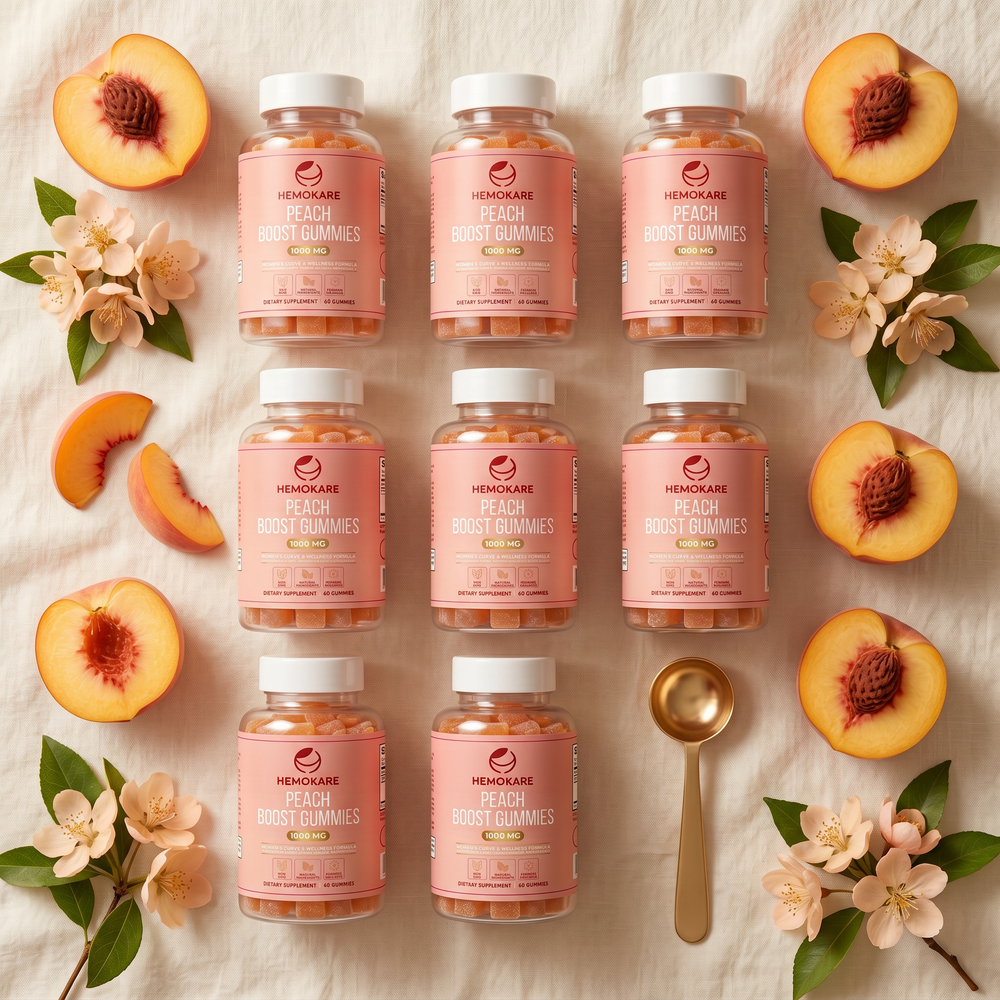 The Full Transformation — Peach Boost Gummies (6 Bottles)