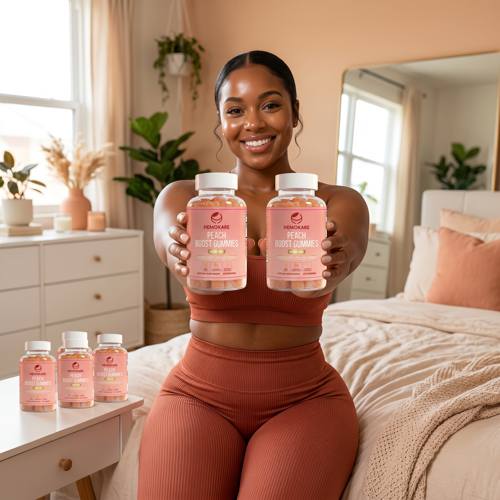 The Full Transformation — Peach Boost Gummies (6 Bottles)