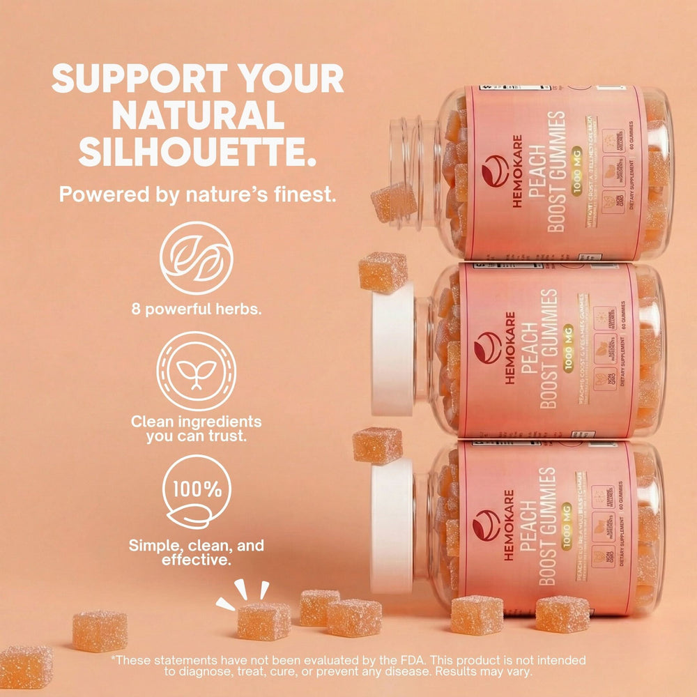 Peach Boost Gummies – Body Confidence Support