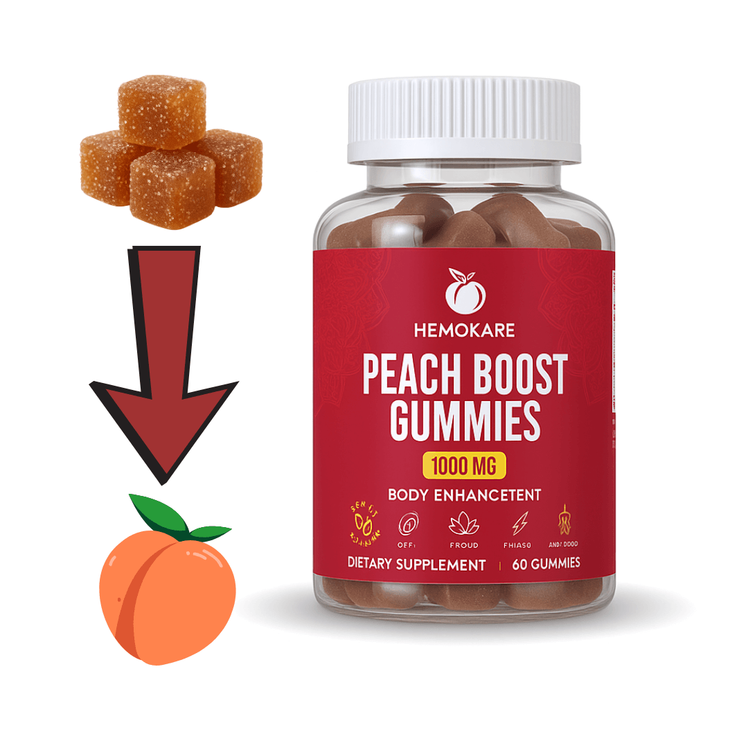 Peach Boost Gummies – Body Confidence Support