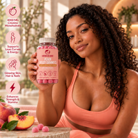 Hemokare Peach Boost Gummies – Creatine + Glute Support