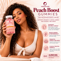 Hemokare Peach Boost Gummies – Creatine + Glute Support