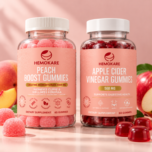 Peach Perfect Bundle | Peach Boost Gummies + Apple Cider Vinegar Gummies