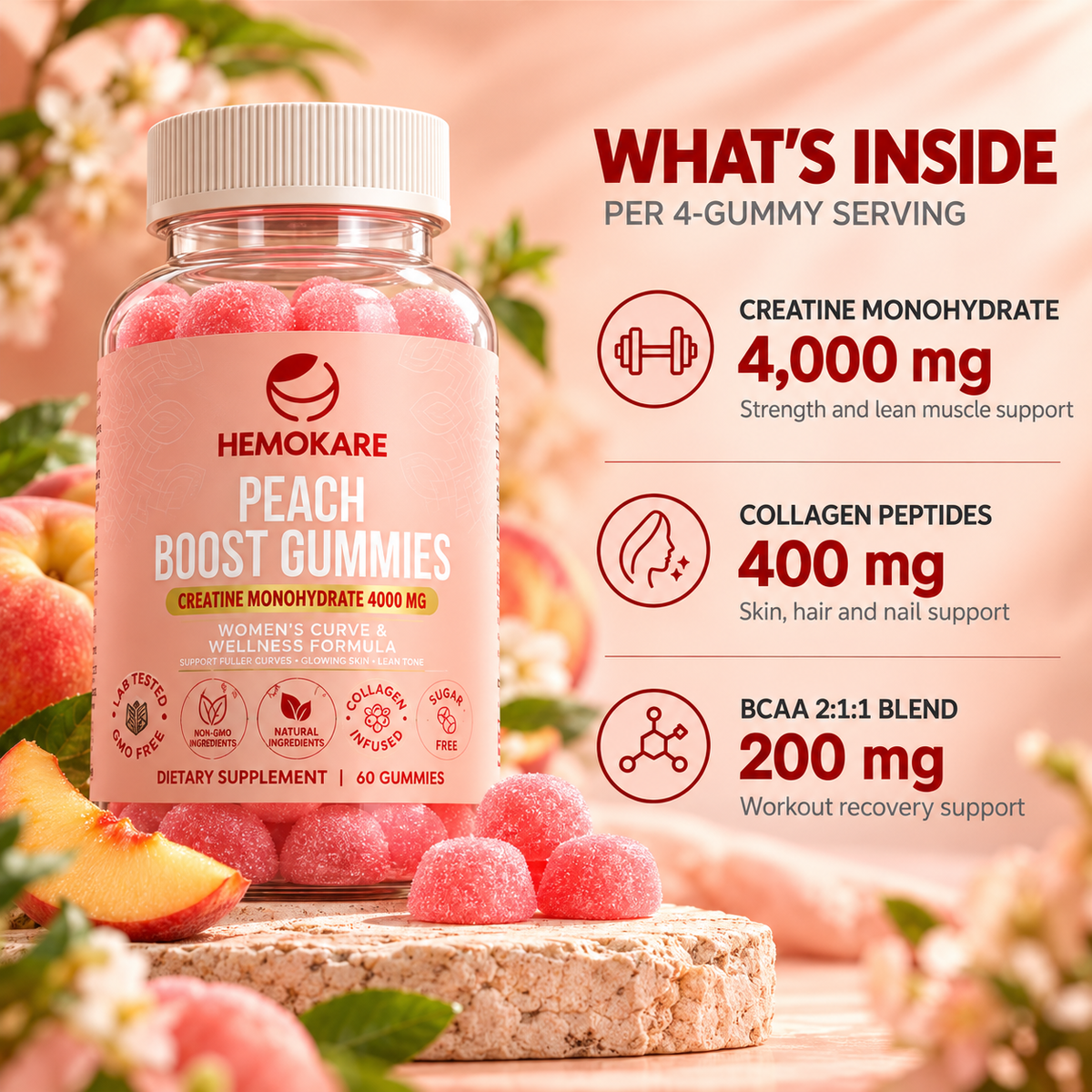Peach Perfect Bundle | Peach Boost Gummies + Apple Cider Vinegar Gummies