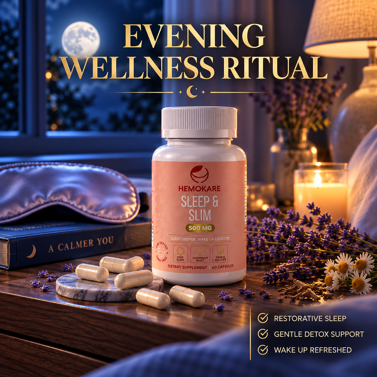Sleep & Slim – Evening Wellness Capsules