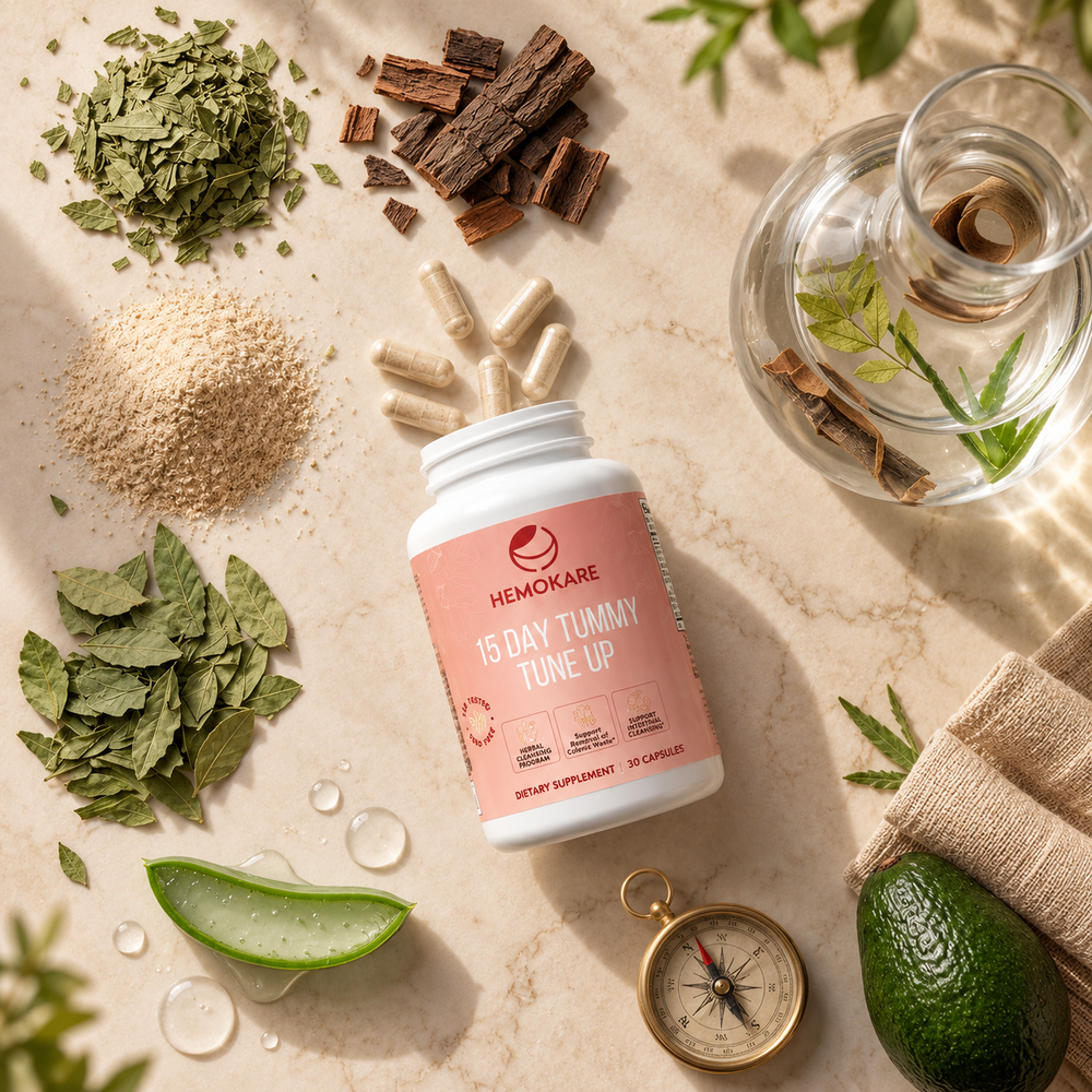 15-Day Tummy Tune-Up – 400mg Herbal Cleanse Capsules
