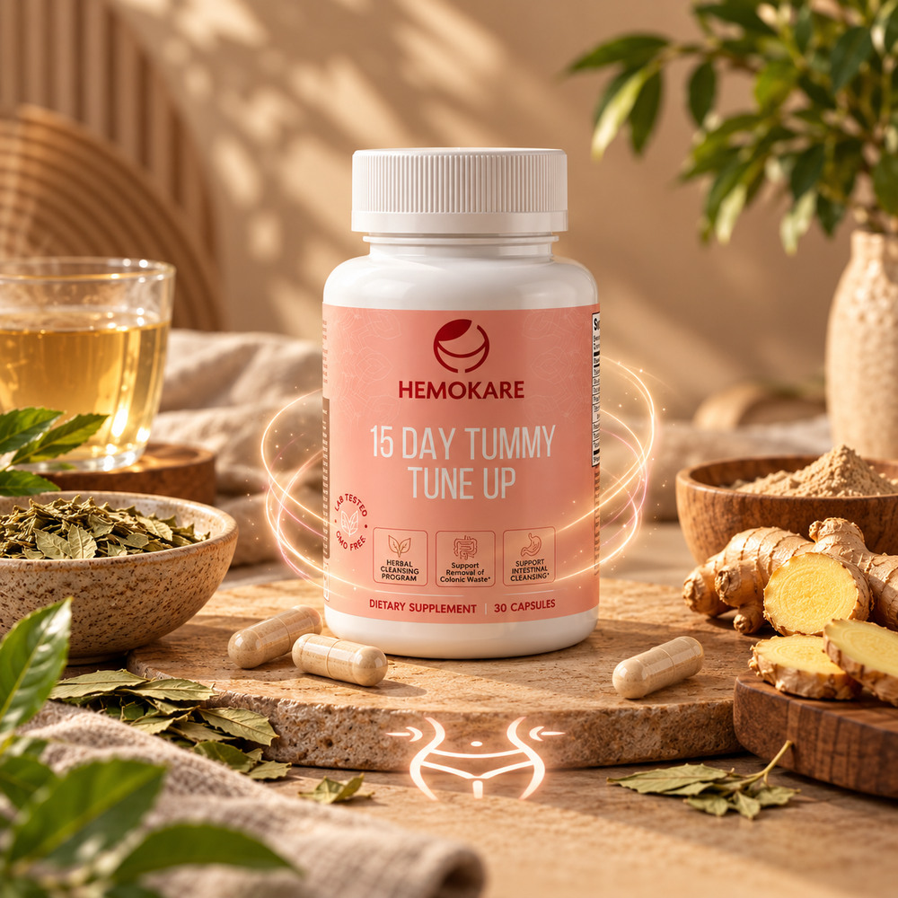 15-Day Tummy Tune-Up – 400mg Herbal Cleanse Capsules