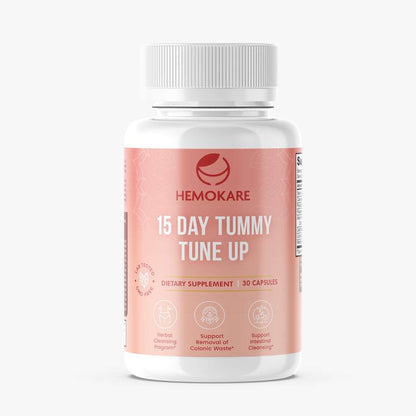 15-Day Tummy Tune-Up – 400mg Herbal Cleanse Capsules
