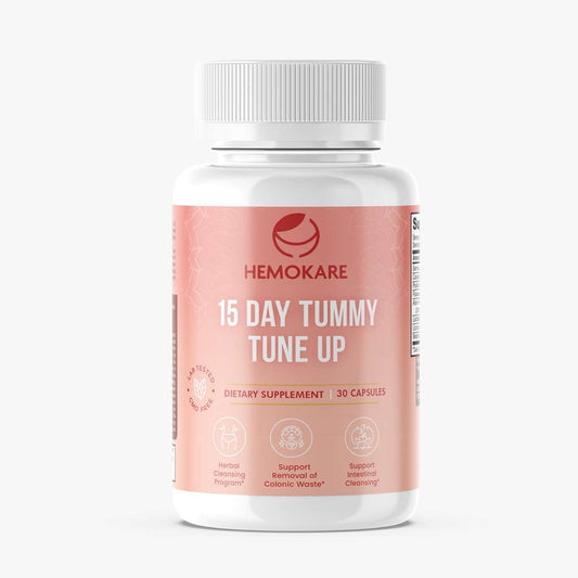 15-Day Tummy Tune-Up – 400mg Herbal Cleanse Capsules