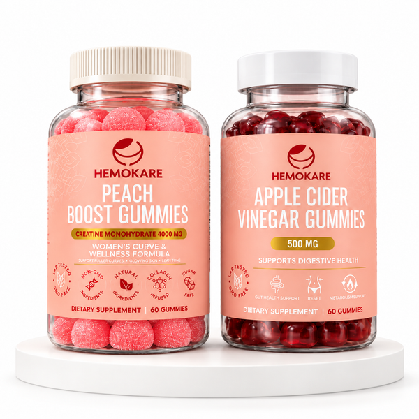 Peach Perfect Bundle | Peach Boost Gummies + Apple Cider Vinegar Gummies
