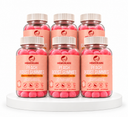 The Full Transformation — Peach Boost Gummies (6 Bottles · 90 Days)